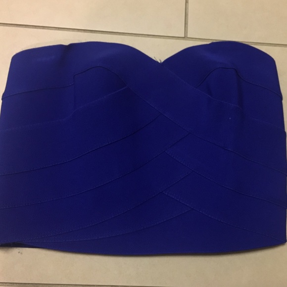 LF Nameless Bandage Crop Size S royal blue
