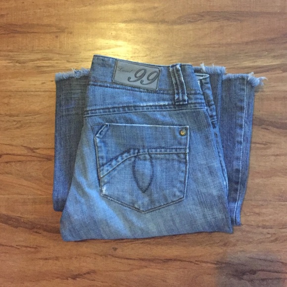 Level 99 Newport fitted wide leg jeans size 24