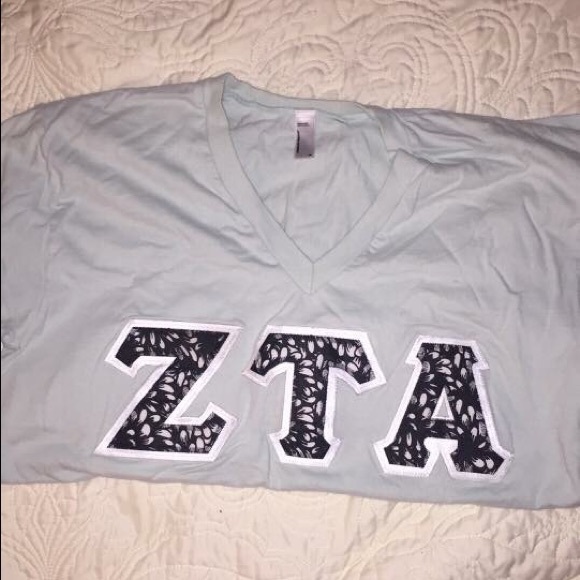 Zeta Tau Alpha Letter Shirt