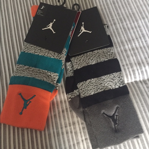 Jordan Brand Men's Socks two pairs NEW with Tags