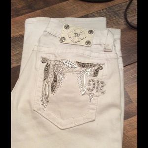 Miss Me White Jeans