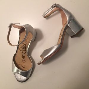 Sam Edelman silver sandals