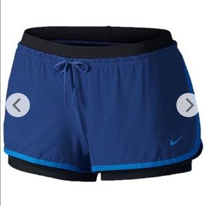 Nike shorts with tights!