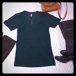 American Apparel V-Neck T-Shirt