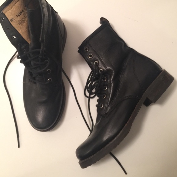 Frye Combat Boots