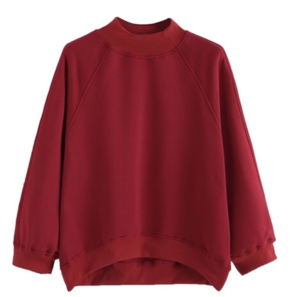 NWOT mock neck sweatshirt