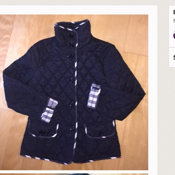 ISO Burberry quilted limited edition coat