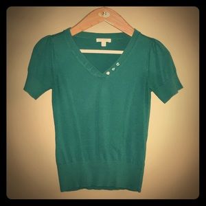 Adorable short sleeved Banana Republic sweater