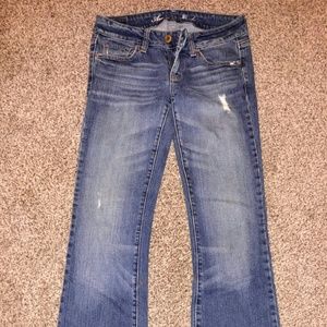 American eagle women's destroyed jeans