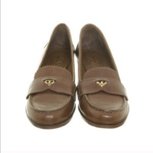 Tory Burch Penny Loafers size 8 EUC