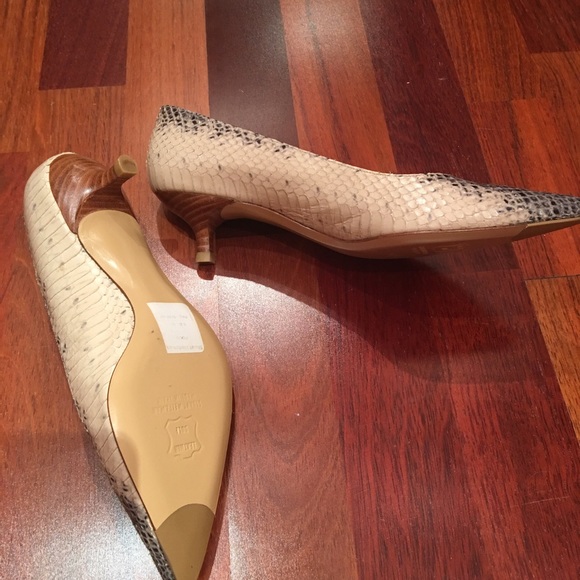 Stuart Weitzman Python Print Heel - image 2