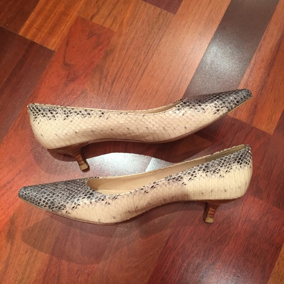 Stuart Weitzman Python Print Heel - image 3