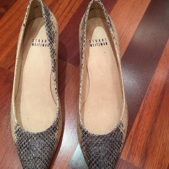 Stuart Weitzman Python Print Heel - image 4