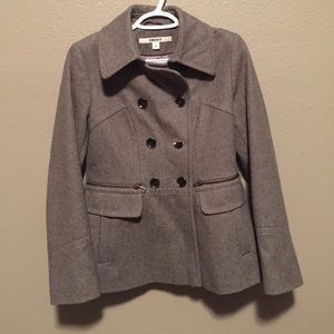 DKNY Double Breasted Wool Coat