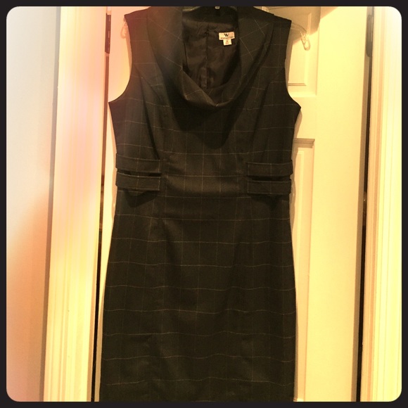 Black and brown dress