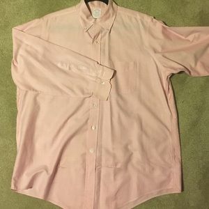 Brooks Brothers pink traditional fit button down