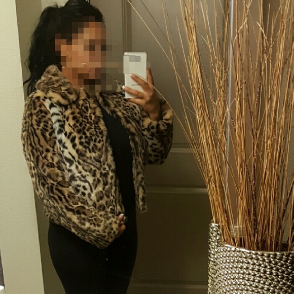 Leopard Print Coat