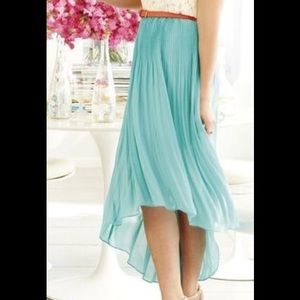 Lauren Conrad Hi-Low Pleated Skirt