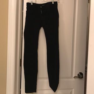 J brand velour black pants