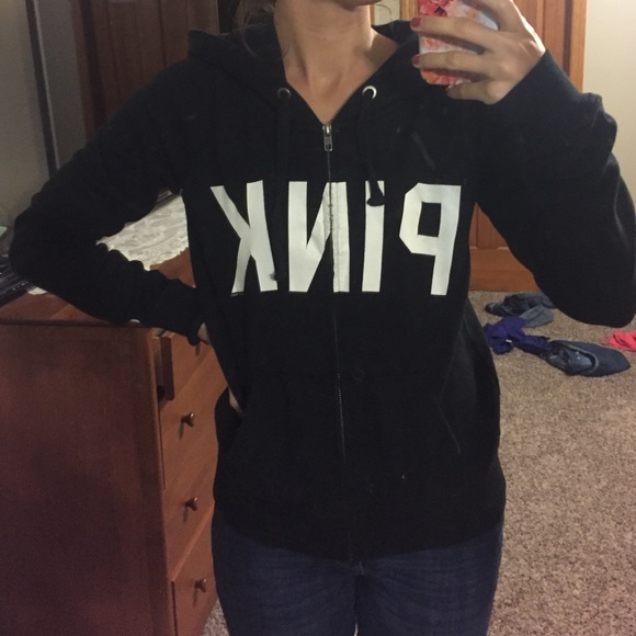 LOVE Pink hooded sweatshirt