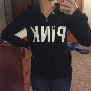 LOVE Pink hooded sweatshirt