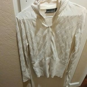 DKNY JEANS Zip up Sweater