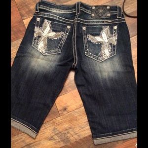 Miss Me Denim Bermudas