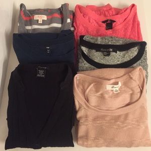 Lot of 6 sweaters size XS/S
