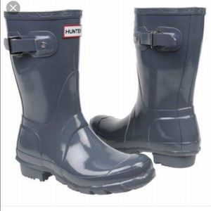 Hunter Boots Short Graphite
