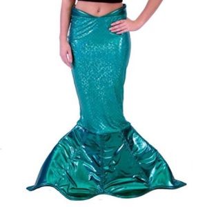 Mermaid costume bottom with fin