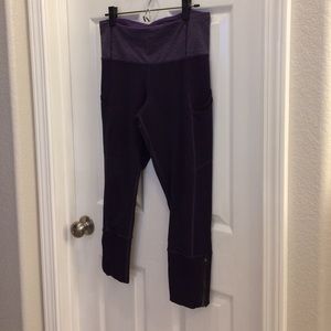 Rebel Runner Crop In Grape/purple