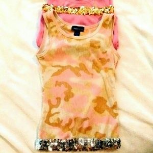 2 - Girls Limited Too Tanks