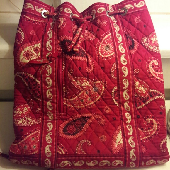 Vera Bradley drawstring backpack