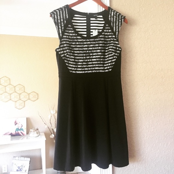 Black and White Tailored Dress