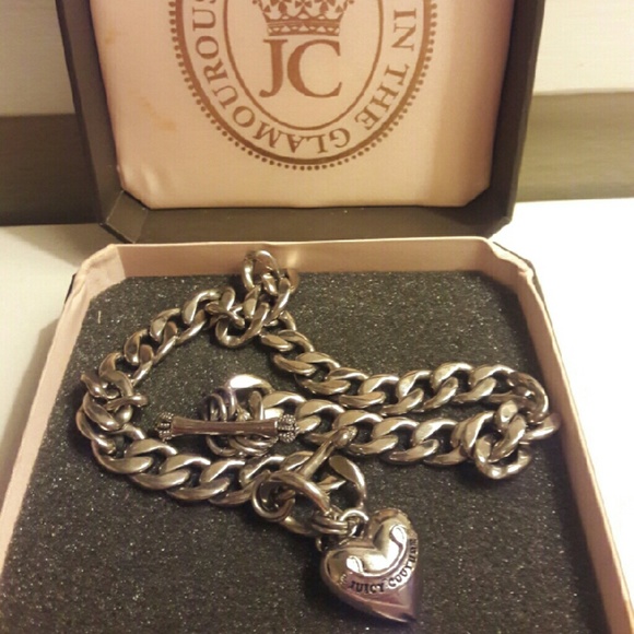 NWOT ❗ Juicy Couture silver chain necklace