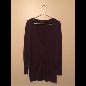 💜Wine Colored Boyfriend Cardigan!❄️