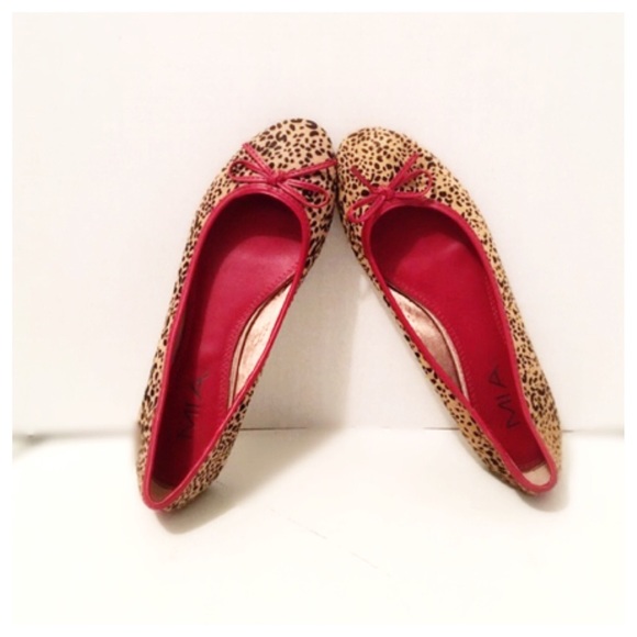 Mia Shoes - MIA Leopard/ Cheetah Pony Hair Ballerina Slippers