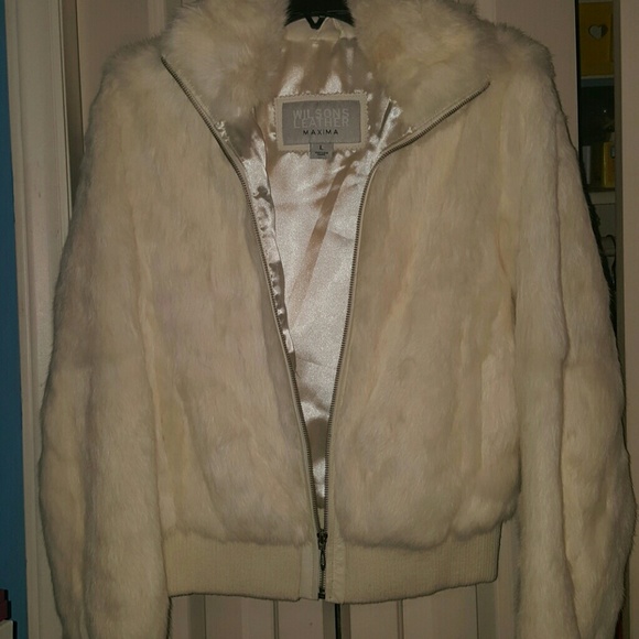 White Rabbit Fur Coat