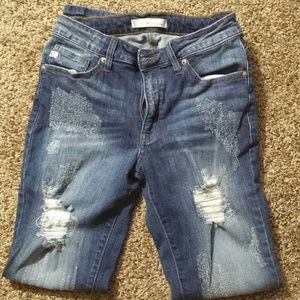 Straight leg jeans