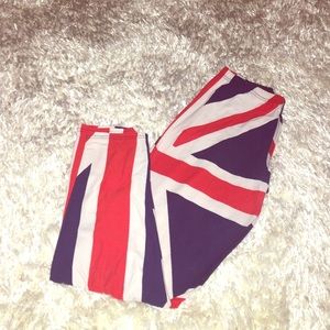 British flag leggings