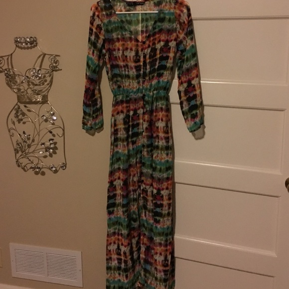 Colorful Summerdress/long Kimono S