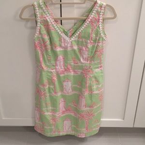 Pink & green Lilly Pulitzer dress