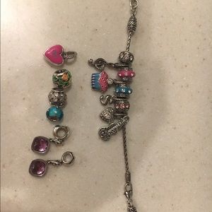Brighton bracelet and charms