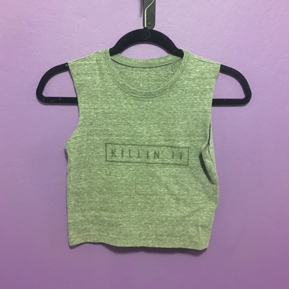 Gray "KILLIN IT" Muscle Tank