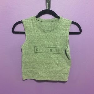 Gray "KILLIN IT" Muscle Tank