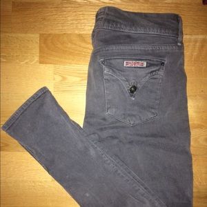 Hudson gray skinny jeans size 25
