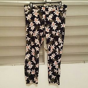 Floral Skinny Pants