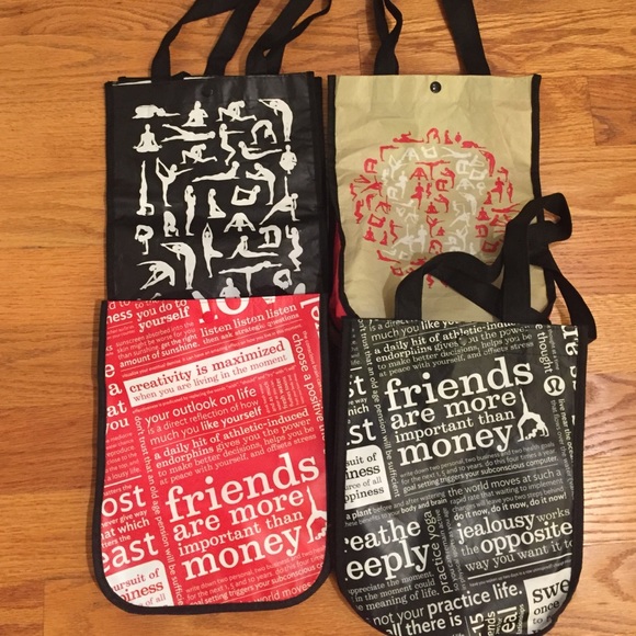 Lululemon reusable shopping bags small