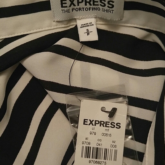 Classic Black & White Blouse! - Picture 3 of 3