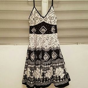 Black and white Cocktail Dress